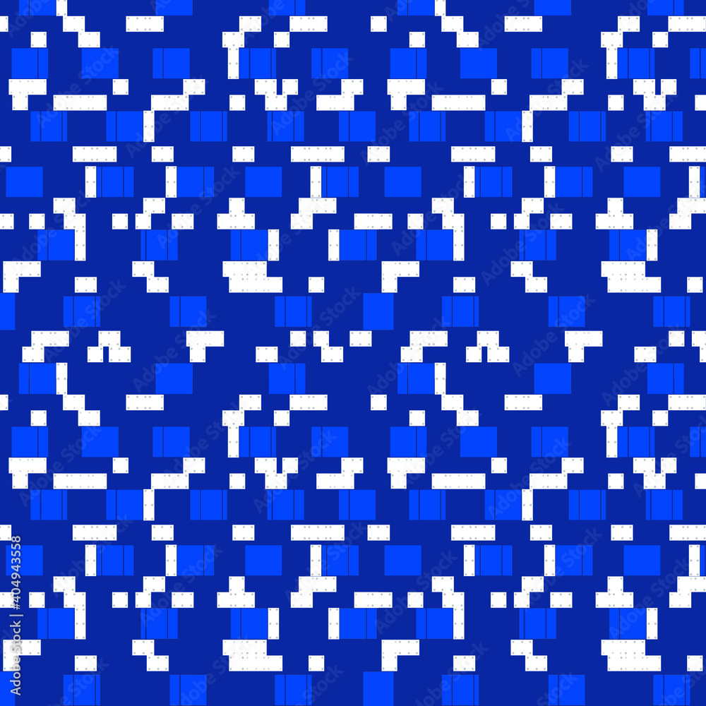 Fototapeta premium Seamless Geometric abstract texture pattern. Monochromatic palette.