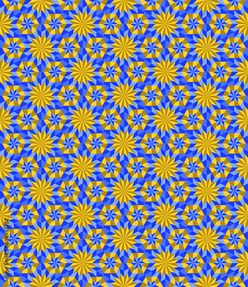 Seamless Islamic Geometric Pattern
