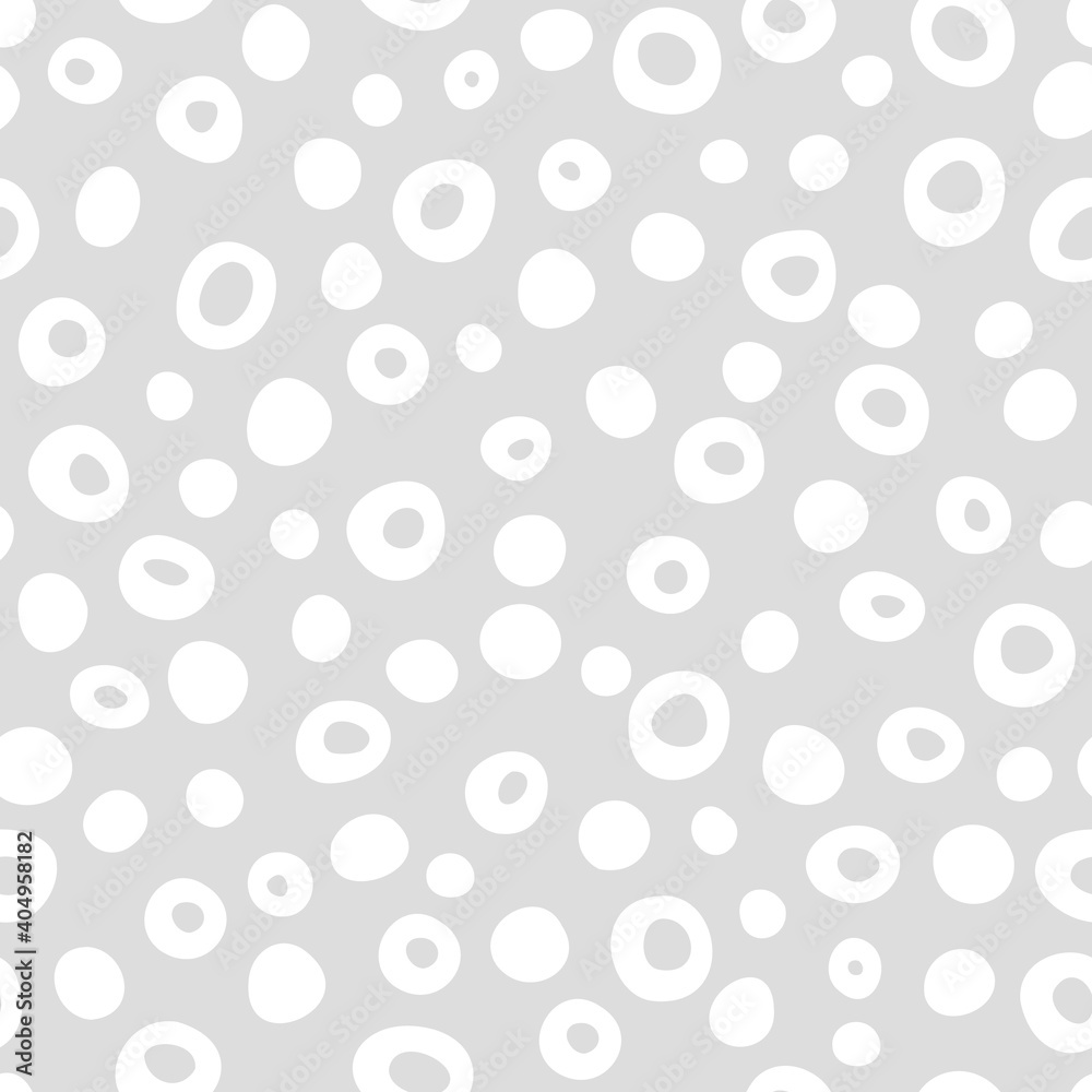 Vector seamless pattern with hand drawn abstract elements. Cute design for wrapping paper, textile, stationery, wallpaper.