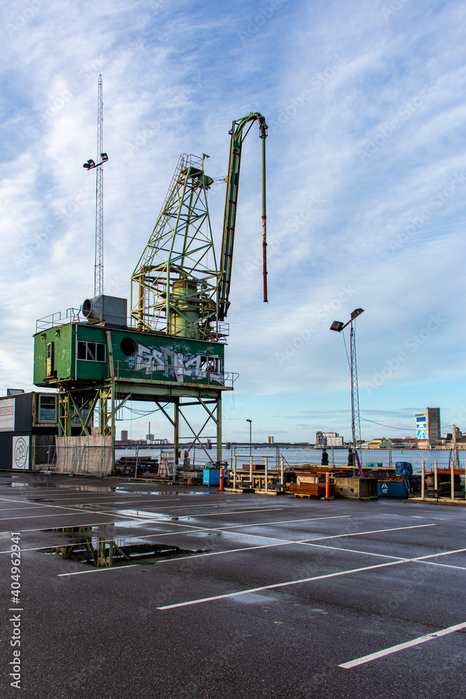 cranes in port cranes in port