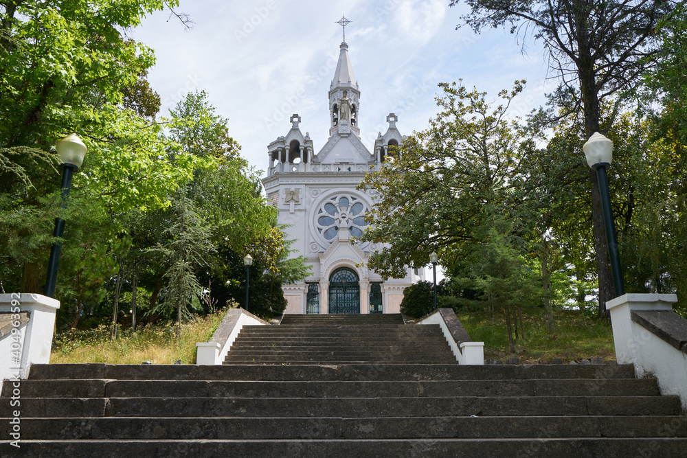 Parque de La Salette Park church in Oliveira de Azemeis, Portugal Parque de La Salette Park church in Oliveira de Azemeis, Portugal