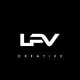 LPV Letter Initial Logo Design Template Vector Illustration