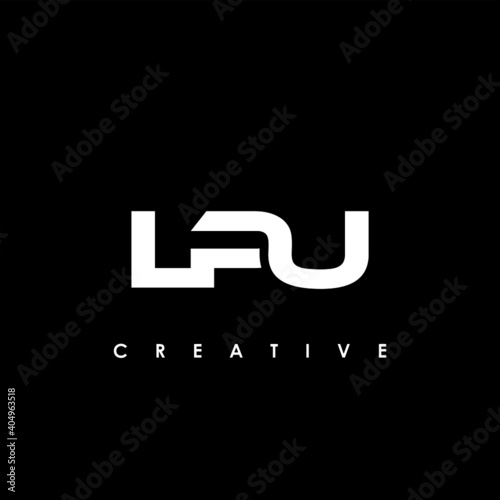 LPU Letter Initial Logo Design Template Vector Illustration photo