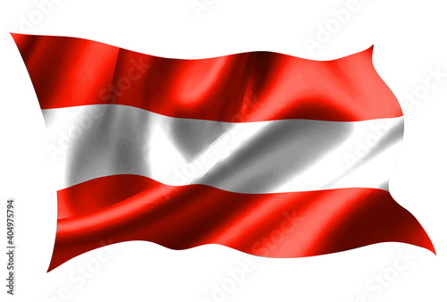 オーストリア 国旗 シルク アイコン