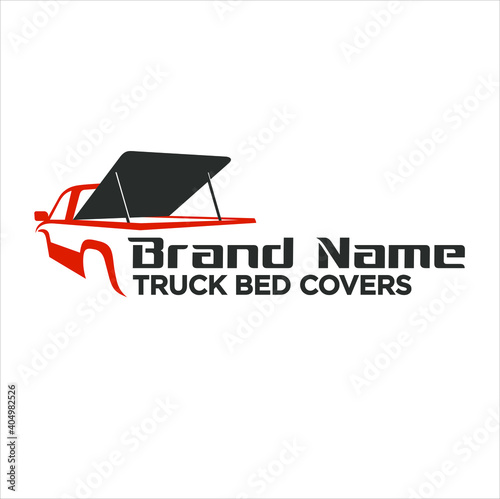 logo template for truck bed covers service.
