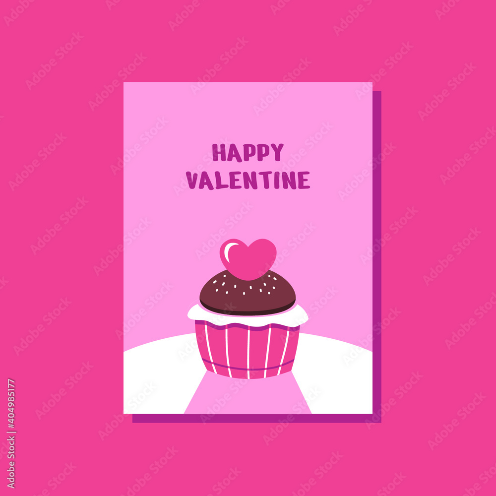 Valentine's day illustrations for cards poster or stickers Valentine's day illustrations for cards poster or stickers
