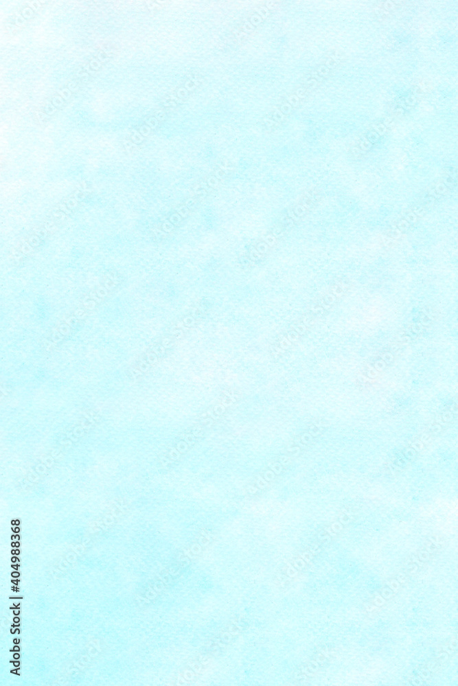 Blue watercolour background, Watercolour painting soft textured on wet white paper background, Abstract blue watercolor illustration banner, wallpaper