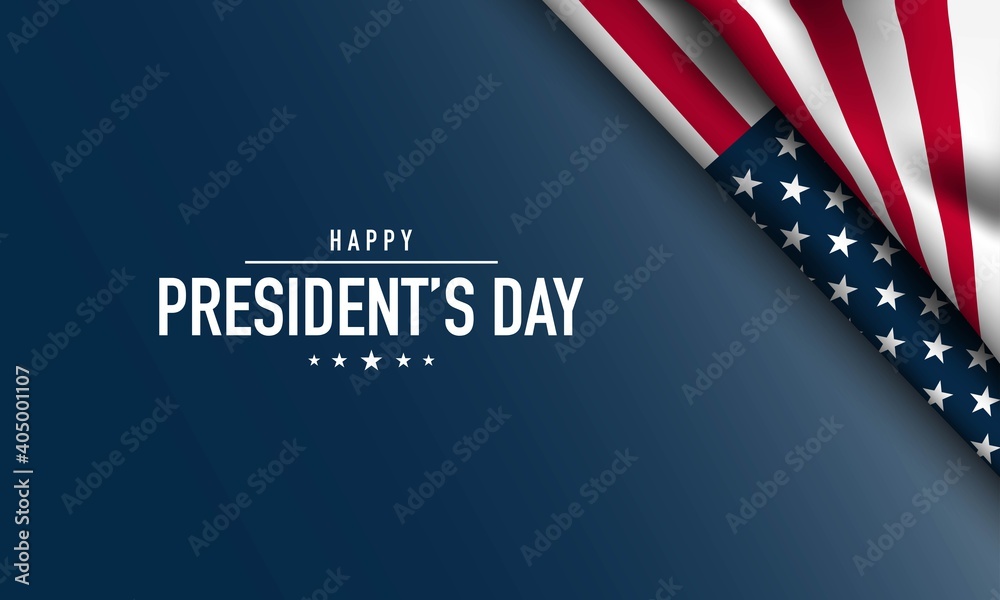 President's Day Background Design. Vector Illustration.