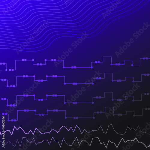 background, technology, abstract, colorful, graph