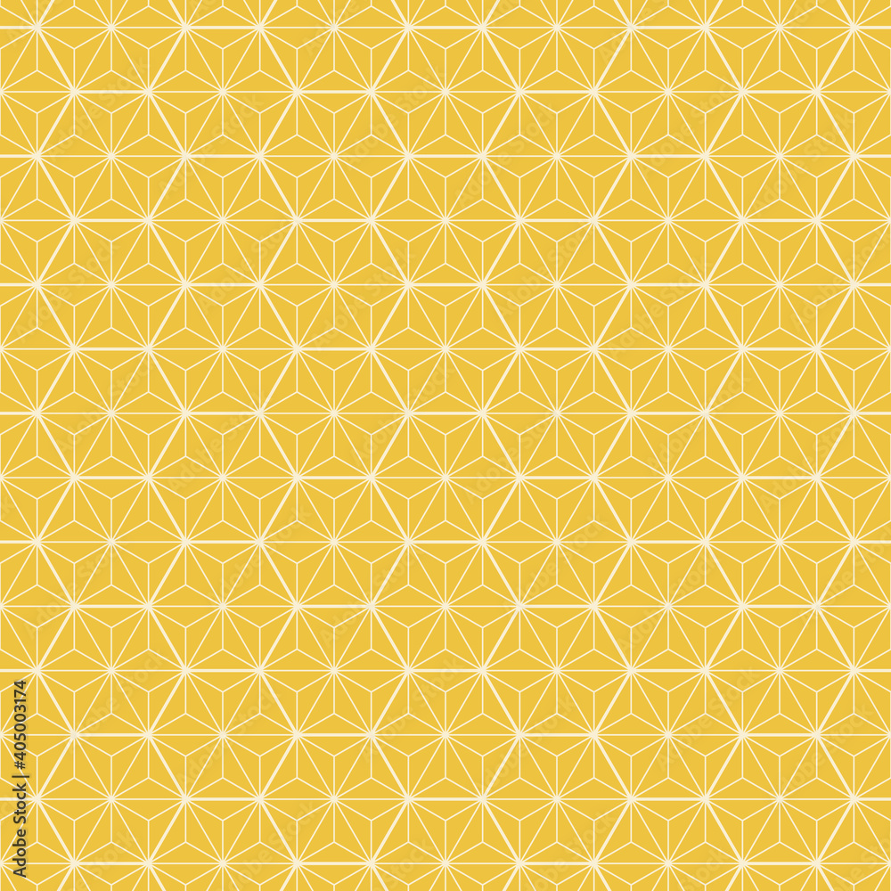 Fototapeta premium Hexagon art deco pattern background.