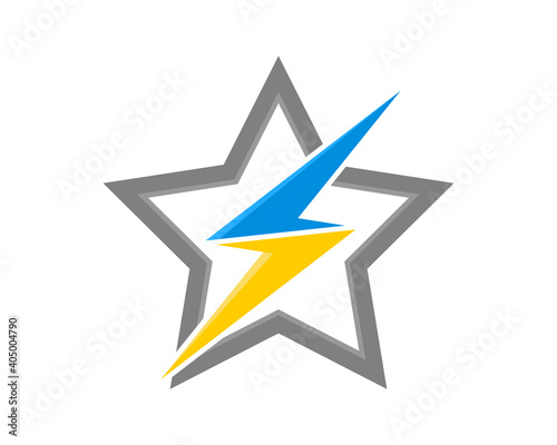Electrical symbol in the star shape