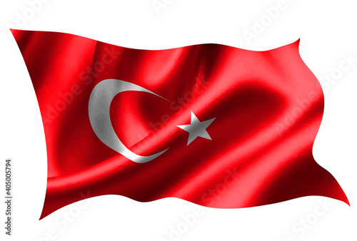 トルコ　 国旗　シルク　アイコン