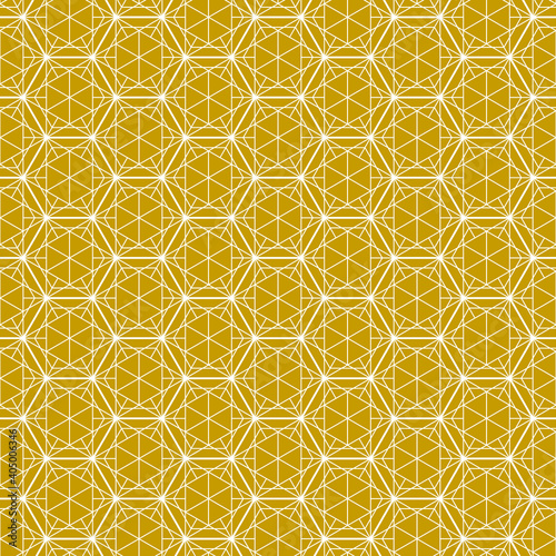 Hexagon art deco pattern background.