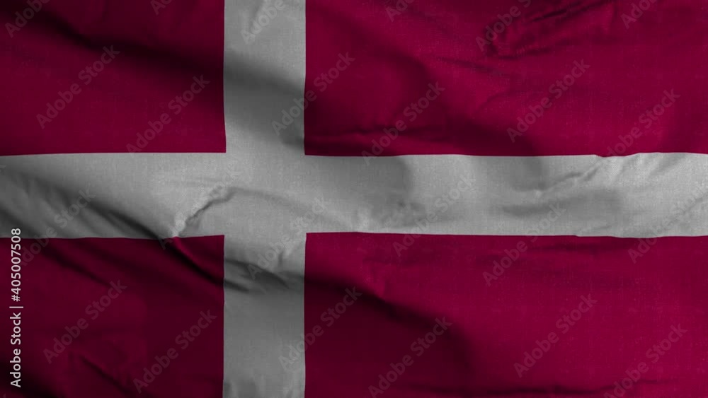 Denmark Flag Textured Waving Background 4K Denmark Flag Textured Waving Background 4K