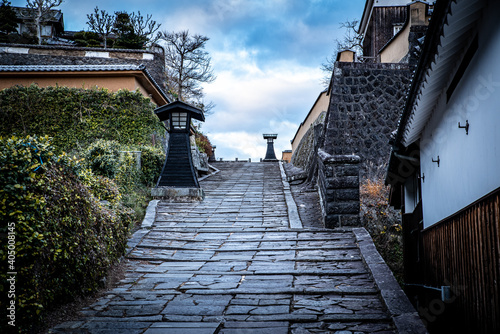 Scenery of Shioya no Slope, a castle town in Kitsuki City, Oita Prefecture photo
