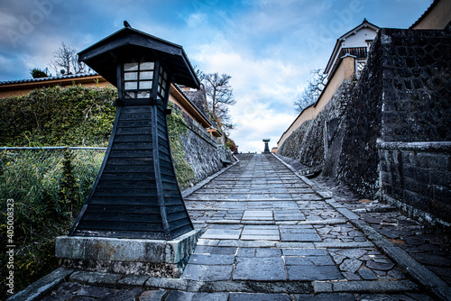 Scenery of Shioya no Slope, a castle town in Kitsuki City, Oita Prefecture photo