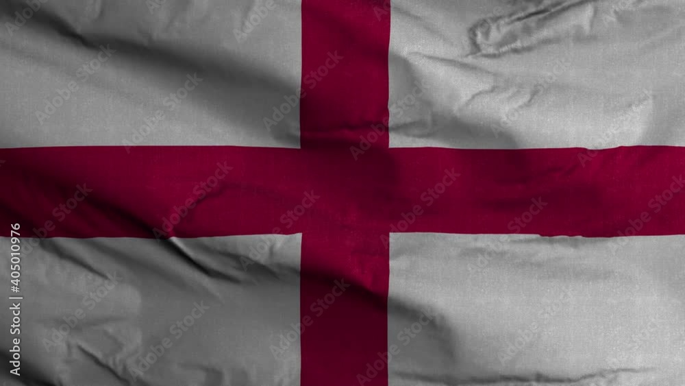 England Flag Textured Waving Background 4K