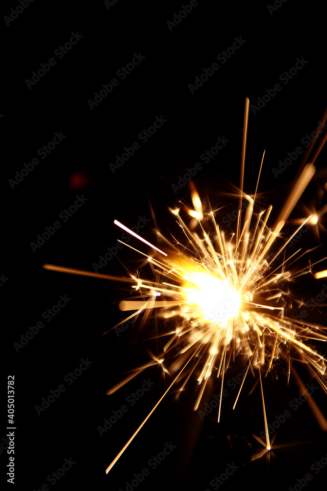 Handheld firework background