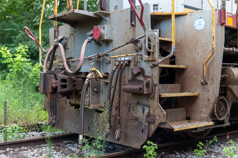 old rusty train