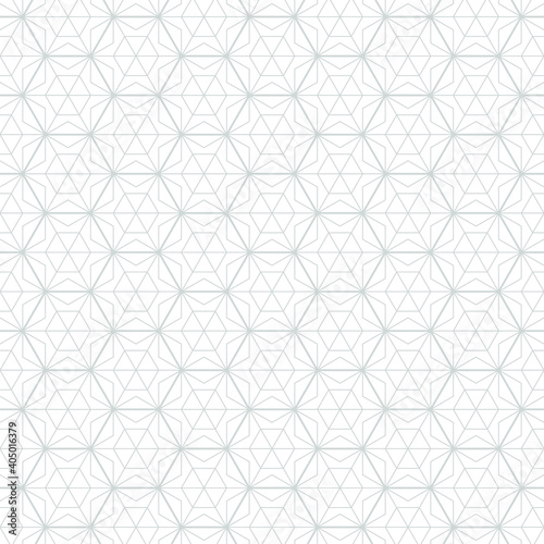 Hexagon art deco pattern background. © HPL