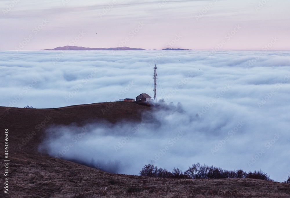 Fototapeta premium mountains in the clouds