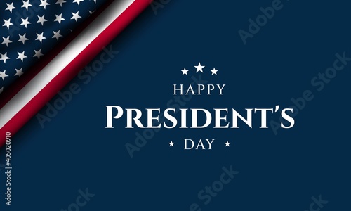 President's Day Background Design. Vector Illustration.