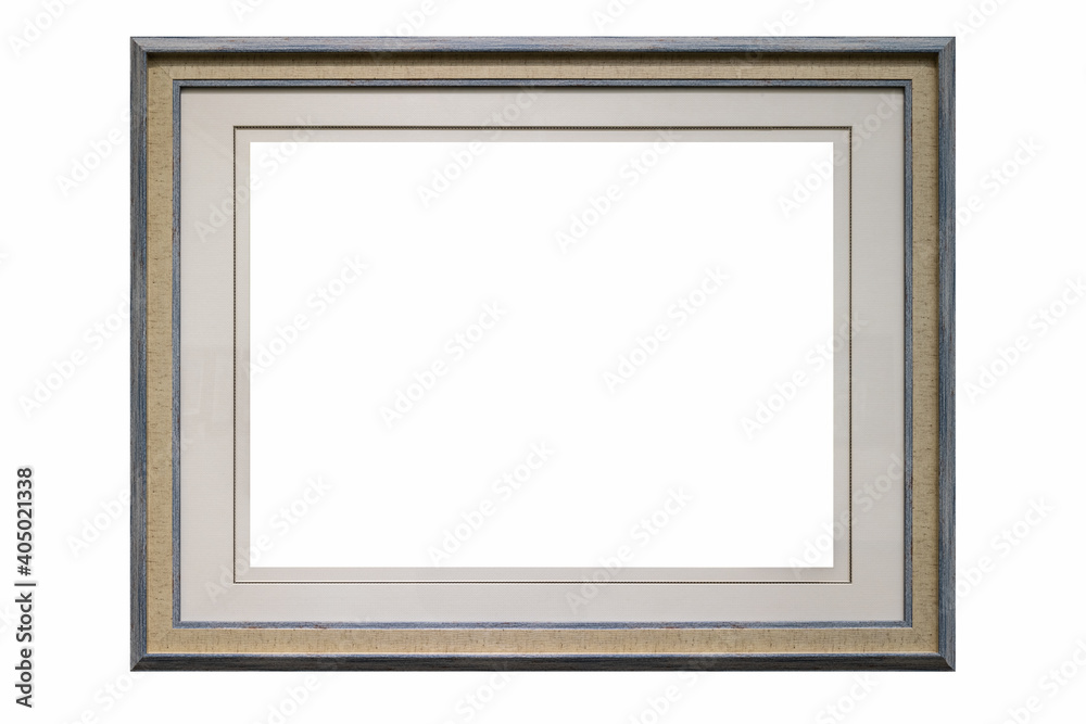 simple and elegant picture frame isolated on white with clipping path simple and elegant picture frame isolated on white with clipping path