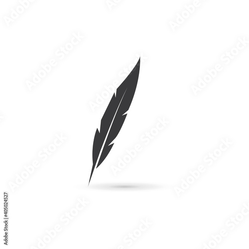 feather ink  icon illustration vector template