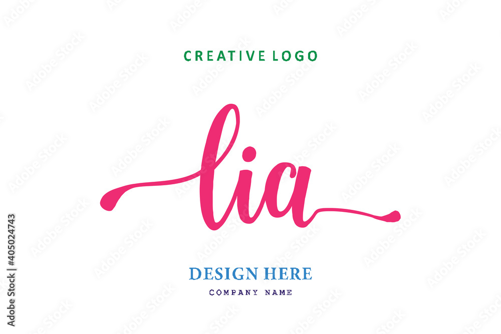 LIA lettering logo is simple, easy to understand and authoritative LIA lettering logo is simple, easy to understand and authoritative