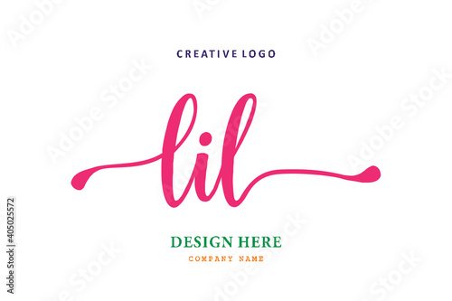 LIL lettering logo is simple, easy to understand and authoritative