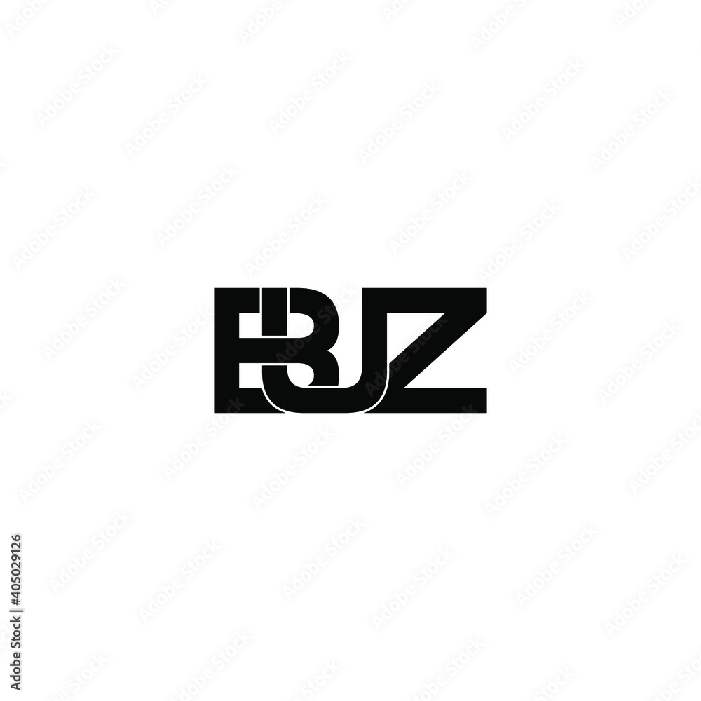buz letter original monogram logo design buz letter original monogram logo design