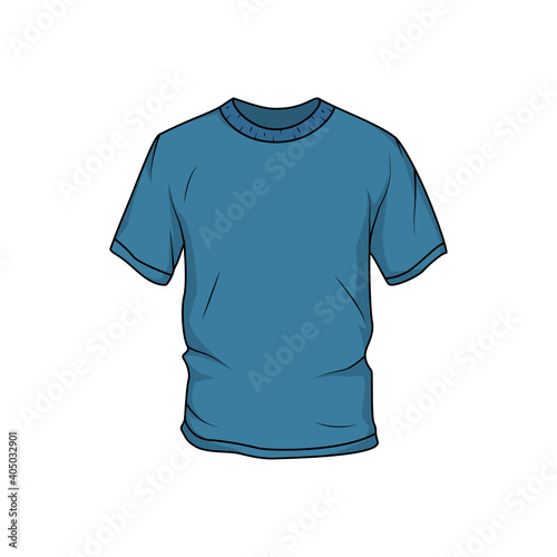 t shirt vector isolated on white background