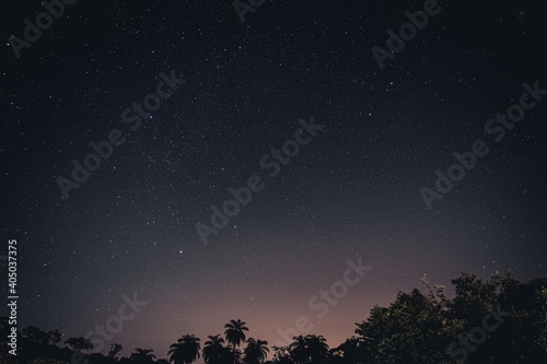 night sky with stars