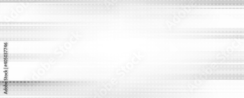 Grey white tech geometric abstract minimal background. Vector design