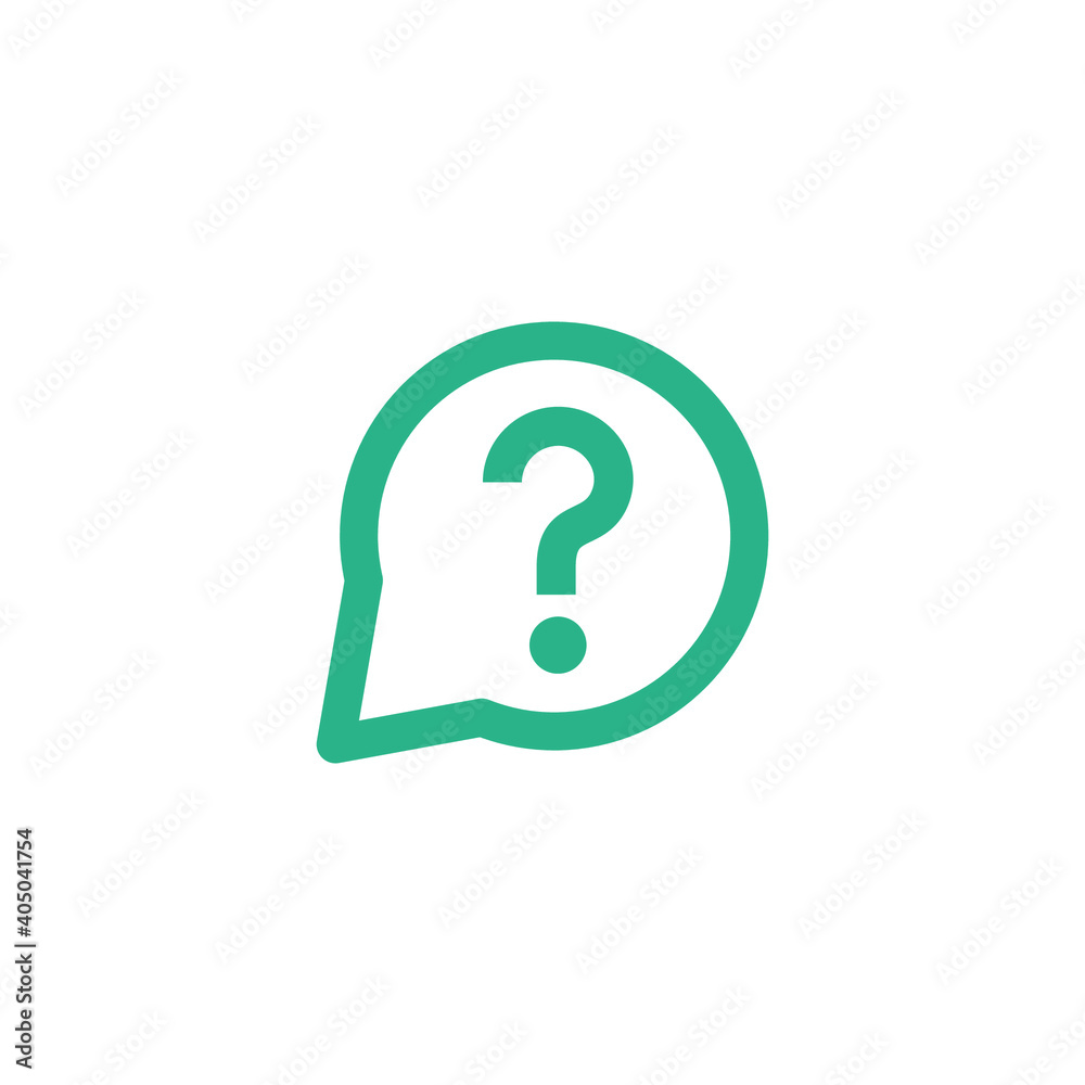 Icon vector graphic of question mark set Icon vector graphic of question mark set