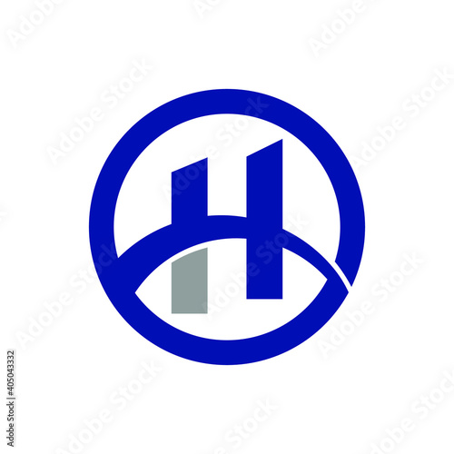 Free Download  h bridge  logo vector monogram creative idea  - GFXLoad