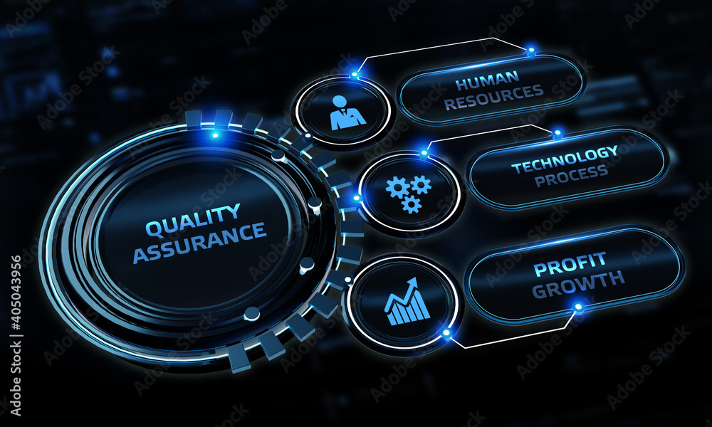 Business, Technology, Internet and network concept. Quality Assurance service guarantee standard. Business, Technology, Internet and network concept. Quality Assurance service guarantee standard.