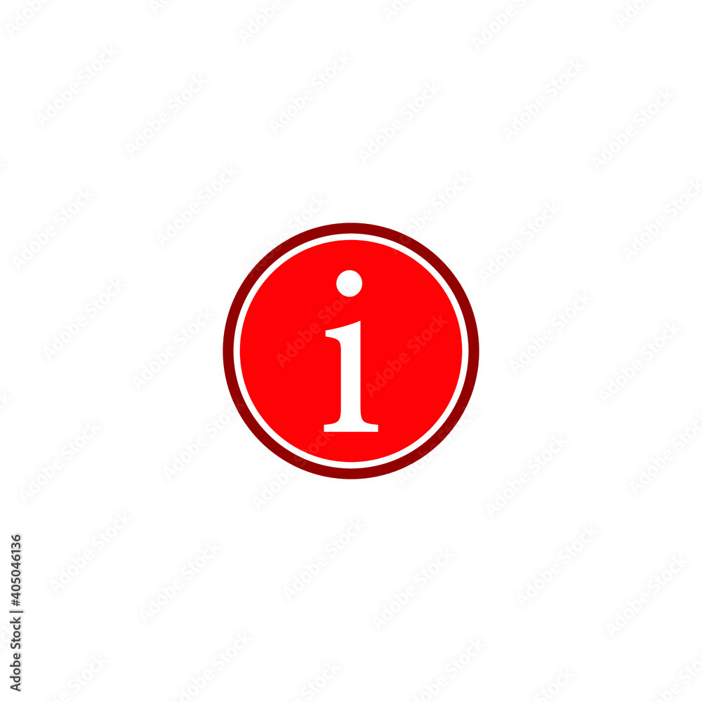 Icon vector graphic of information mark circle, good fortemplate Icon vector graphic of information mark circle, good fortemplate