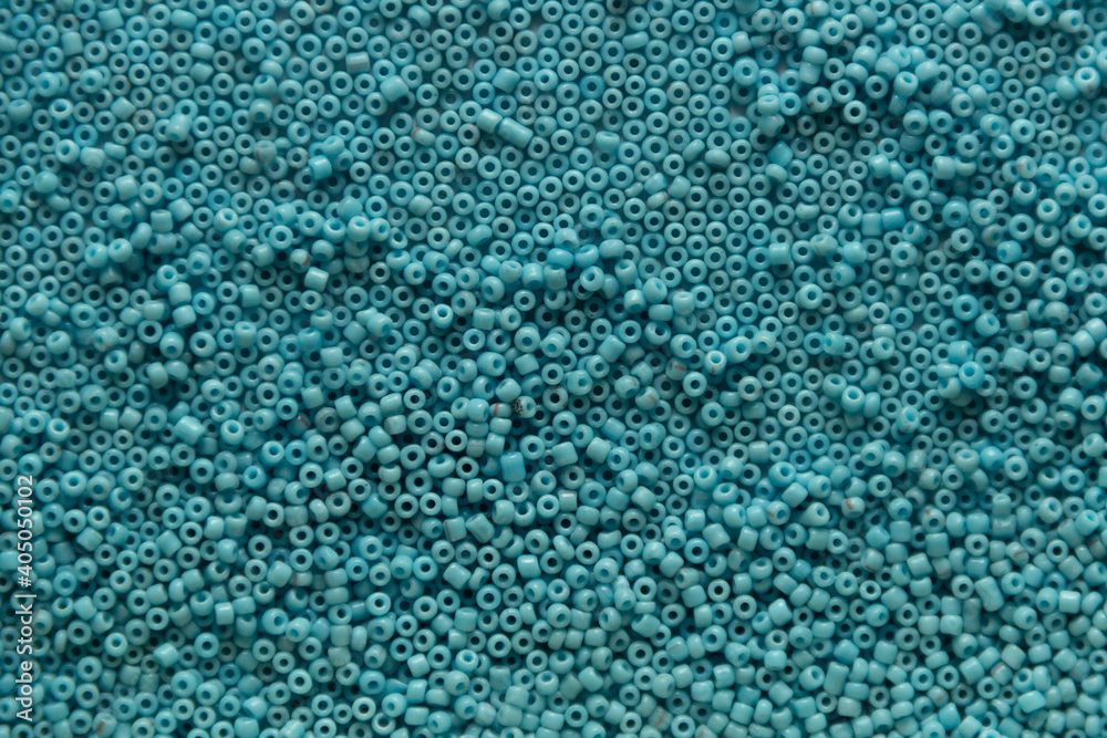 Obraz premium Blue beads raised texture