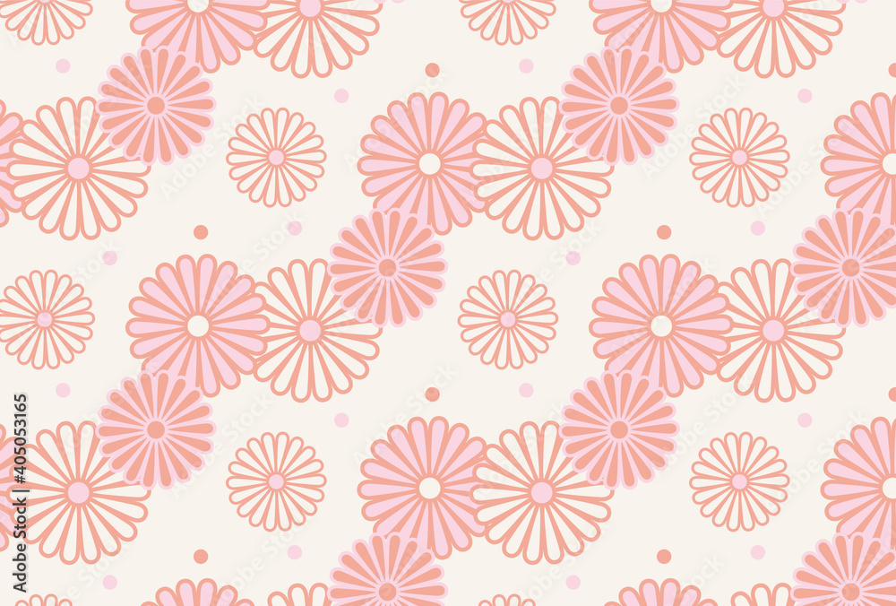vector background with a flower pattern for banners, greeting cards ...