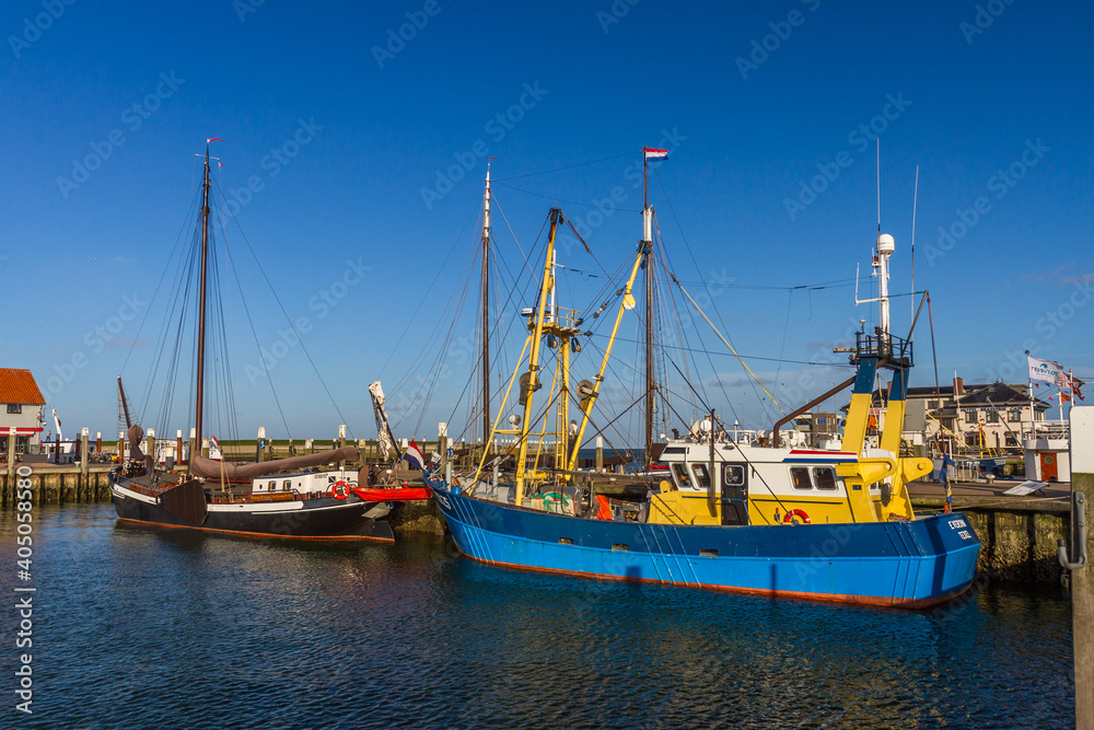 Hafen von Oudeschild, Insel Texel, Niederlande Hafen von Oudeschild, Insel Texel, Niederlande