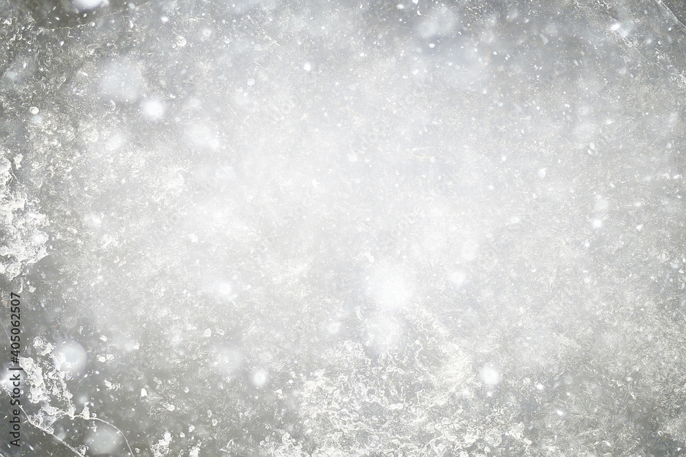 snow ice soft white background, blurred winter wallpaper blank