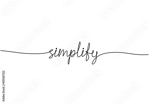 Handwritten simplify word o...