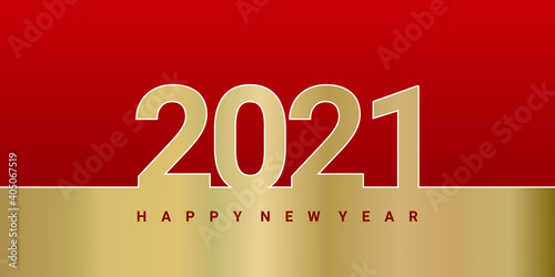 Happy new 2021 year! golden...