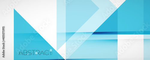 Set of vector triangle geometric backgrounds. Vector illustration for covers, banners, flyers and posters and other designs