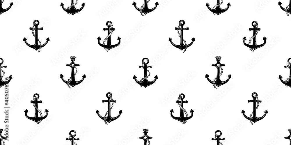 Anchor seamless pattern vector boat helm pirate maritime Nautical scarf isolated sea ocean repeat wallpaper tile background illustration design Anchor seamless pattern vector boat helm pirate maritime Nautical scarf isolated sea ocean repeat wallpaper tile background illustration design