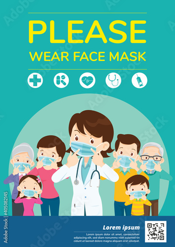 PLEASE WEAR FACE MASK TEMPLATE