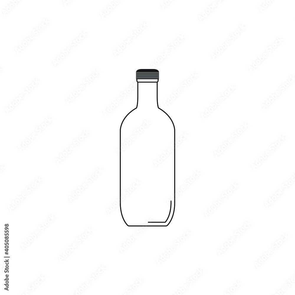 Glass Water Bottle 700 ml with Screw Cap Glass Water Bottle 700 ml with Screw Cap