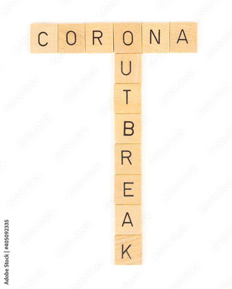 Corona outbreak letters