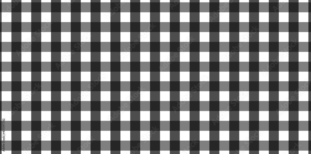 Horizontal black and white Gingham pattern Texture from rhombus/squares for - plaid, clothes, shirts, dresses, paper, bedding, blankets, quilts and other textile products. Vector illustration Horizontal black and white Gingham pattern Texture from rhombus/squares for - plaid, clothes, shirts, dresses, paper, bedding, blankets, quilts and other textile products. Vector illustration